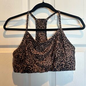 Sage: cheetah sports bra